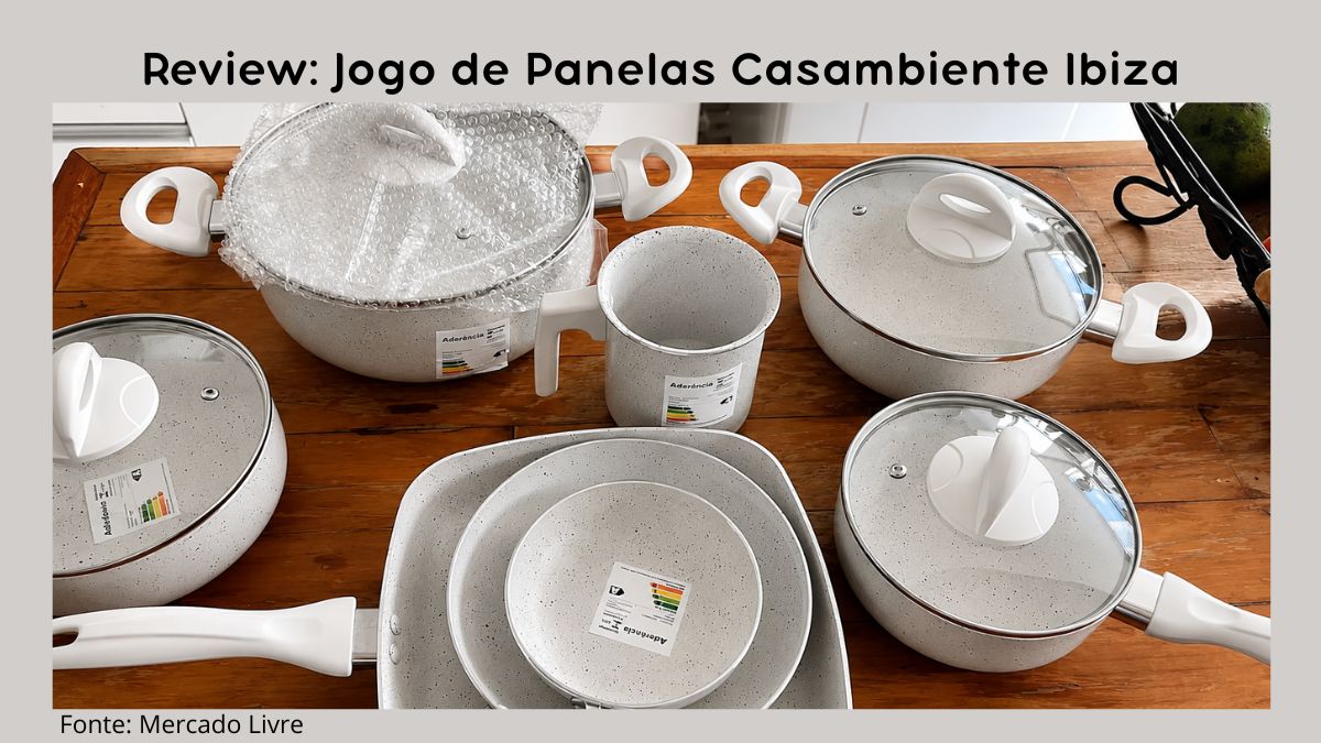 Jogo de Panelas Casambiente Ibiza é Bom? Vale a Pena?