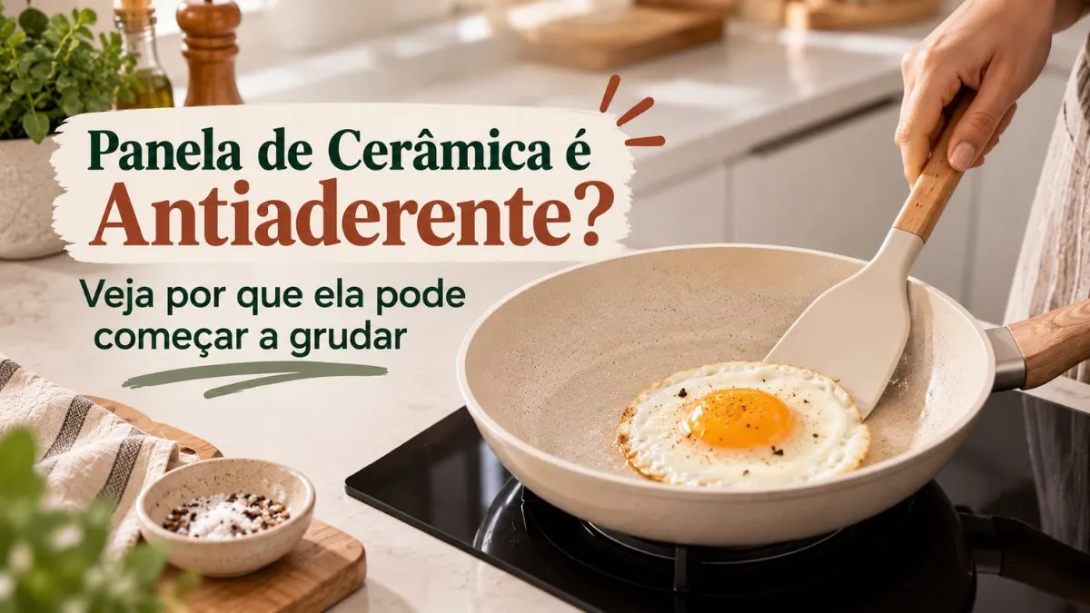 Panela de Cerâmica é Antiaderente? Veja Por Que Pode Grudar